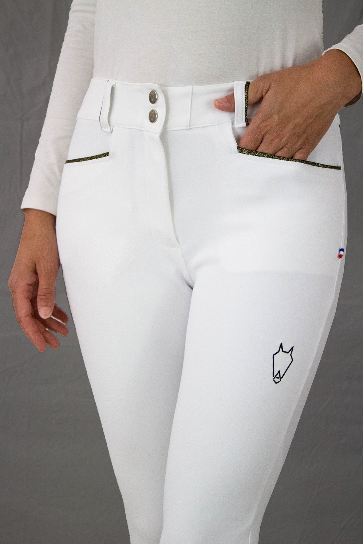 Essentiel Femme pailleté - Blanc