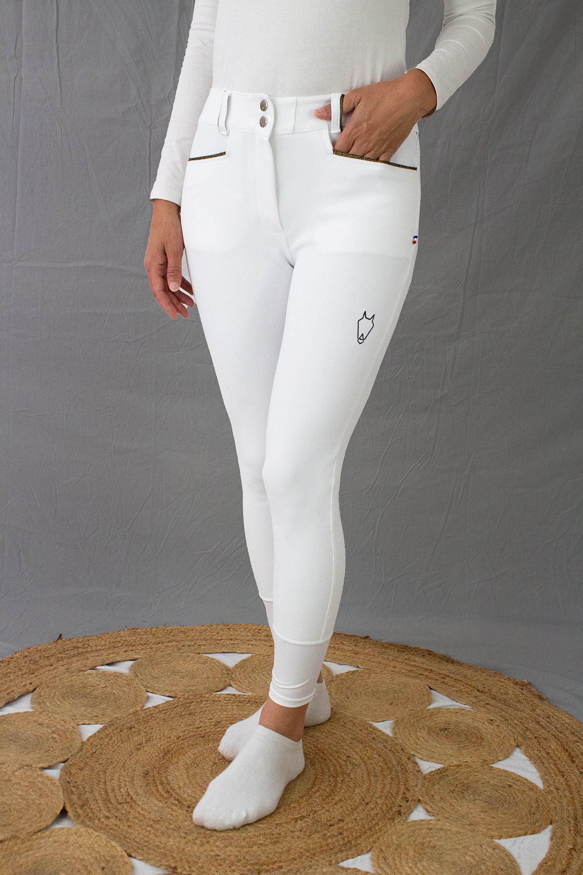 Essentiel Femme pailleté - Blanc